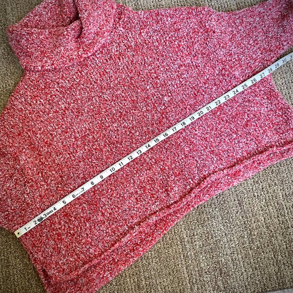 Free People NWT BFF Cowl Neck Sweater in Flame Red, Size Small - Picture 9 of 15